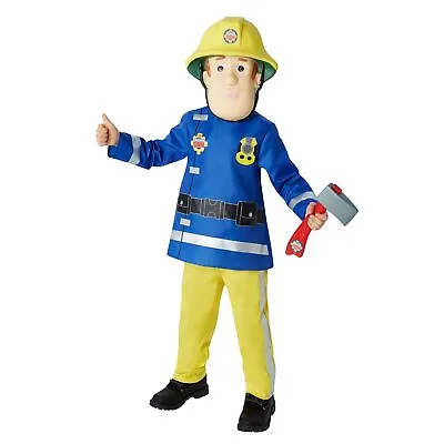 £29.49 • Buy Rubies Official Fireman Sam Fireman Boys Childs Fancy Dress Costume New