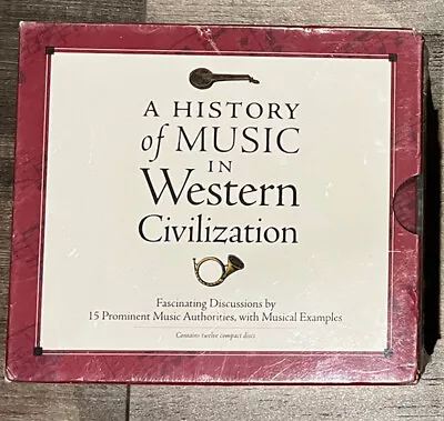 A History Of Music In Western Civilization Audio Book CD Set Christopher Hogwood • $15