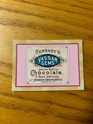 1995 Dart 100 Years Of Hershey's Trading Card #16 - Vassar Gems • $1.25