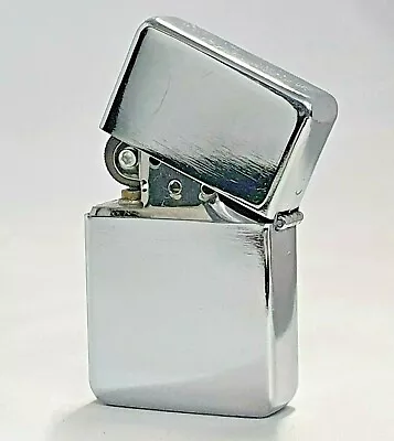 £5.49 • Buy Chrome Petrol Lighter Windproof Refillable Silver Birthday Christmas Gift *