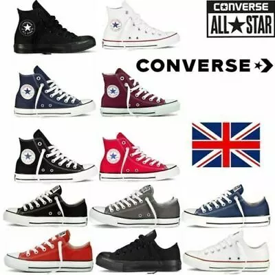£28.79 • Buy Converse All Star WOMENS MENS Chuck Taylor OX Canvas Trainers Shoes Uk