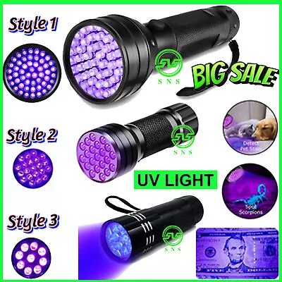UV Ultra Violet Flashlight Blacklight LED Lamp Torch 395 NM Inspection Tactical • $4.99