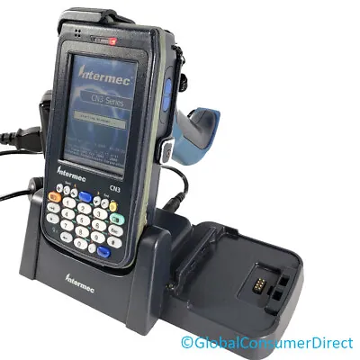 Intermec CN3 Mobile Computer Numeric 1D/2D WiFi Barcode Scanner +Handle & Cradle • £67.70