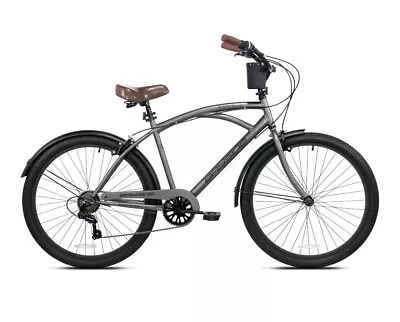 New In Box Kent 26” Men's Bayside Cruiser Beach Bicycle - Brown Bike #92646 • $99.99