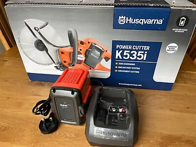 £699 • Buy Husqvarna K535i Battery Stihl Saw - DISC CUTTER WITH BATTERY & CHARGER.