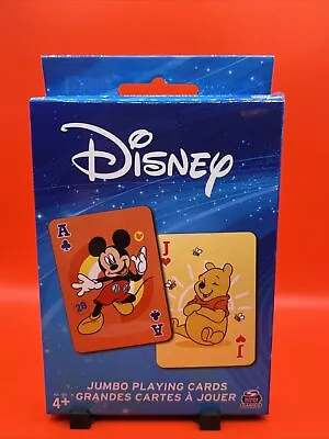 Disney Mickey Mouse And Friends JUMBO Playing Cards Ages 4+ (NEW) • $3.50