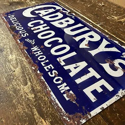 Cadburys Chocolate Purple Metal Tin Sign • £3.99