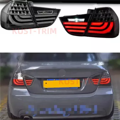 Tail Lights Rear Lamp LED Light SUIT For BMW E90 3 Series 4Dr Sedan 09-12 Smoked • $415.33
