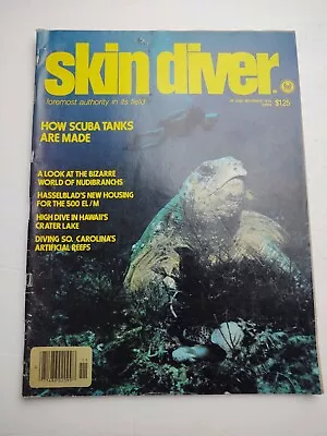 Vintage SKIN DIVER MAGAZINE November 1976 Single Issue Magazine.  • $11.99