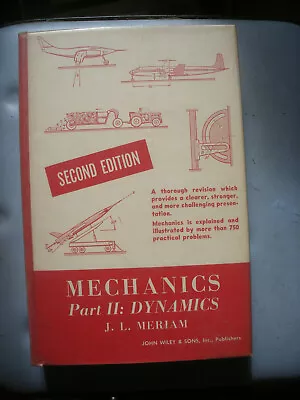 £7 • Buy Engineering Mechanics: Part 2: Statics,  J. L. Meriam