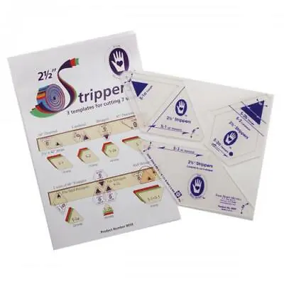 Marti Michell 2-1/2  Strippers Templates-3 Templates For 7 Shapes 8059M • $16.99