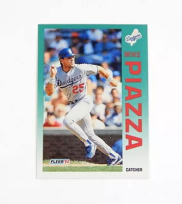 1992 Fleer Update Mike Piazza RC #U-92 Dodgers • $41