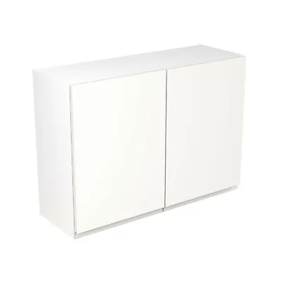 Kitchen Kit Cabinets J-Pull Wall Units Super Gloss White Handleless Doors S/C • £2.50