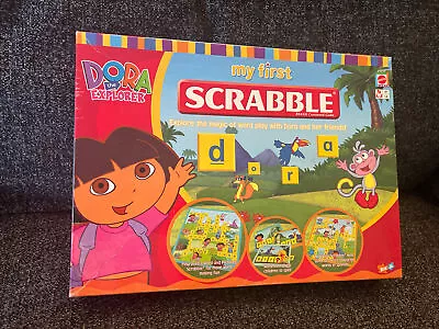 Scrabble Dora The Explorer - My First Scrabble - Mattel - Family Fun • £3.50