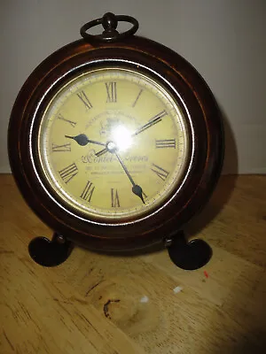 Chateau Joullian Contet-Freres Clock W/ Metal Stand--Works Well Keeps Good Time • $25