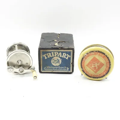 Vintage Meisselbach Tripart No. 580 Fishing Reel. W/ Box. • $165