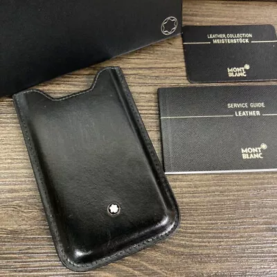 Montblanc Meisterstück Leather SmartPhone Holder For 4/4S With Box [VG] From JP • $94.05