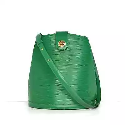 Vintage Louis Vuitton Epi Cluny Green Crossbody Bag • $589