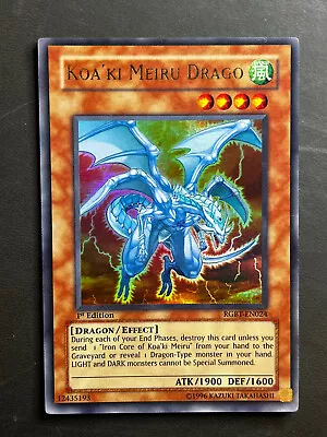 RGBT-EN024 Koa'ki Meiru Drago - Ultra Rare 1st Edition YuGiOh • £11.99