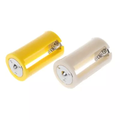 3AA Battery To D Size Parallel Battery Convertor Adapter Holder Pack Of 4 • $17.35