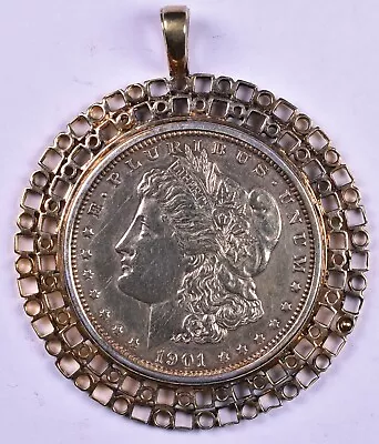 1901-O Morgan Silver Dollar In A Sterling Bezel  • $99.99