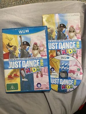 Just Dance Kids 2014 Wii U Game PAL *FREE SHIPPING* Dance And Music Wii Games • $12.22