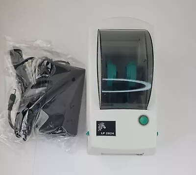 USED TESTED ZEBRA LP2824 Direct Thermal Barcode Label USB Only Printer 874NFD • $189