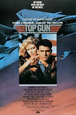 Top Gun - Movie Poster (Regular Style) (Size: 24  X 36 ) • $12.99