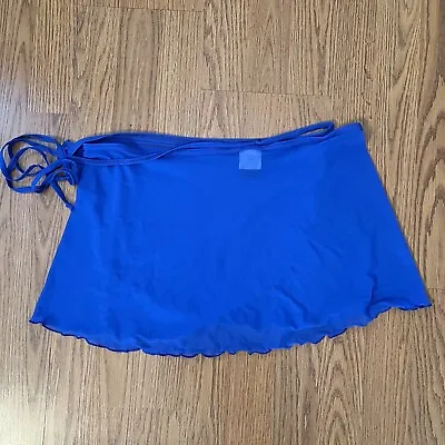 Suffolk Women’s Blue Dace Wear Wrap Ballet Dance Skirt Size Medium/Large • $12