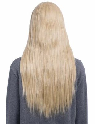 £12.75 • Buy Koko Half Head Fall 3/4 Wig Straight Wavy Curly Natural Looking Hair 24-28  Long