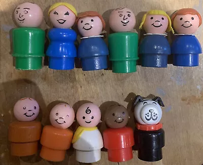 £6.50 • Buy Vintage Fisher Price Little People 11 Figures