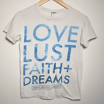 30 Thirty Seconds To Mars - T-SHIRT - Tour - Love Lust Faith Dreams. Size Small • £9.50