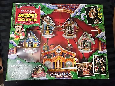 Mr. Christmas 1993 Mickey's Clock Shop- Mint Condition • $145