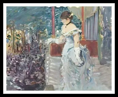 Vintage Art Print EDOUARD MANET THE SINGER Theatre CAFE CONCERT • $1.56