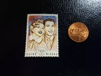 Joe DiMaggio Marilyn Monroe New York Yankees Guine Bissau 2014 Stamp (b) • $4.99