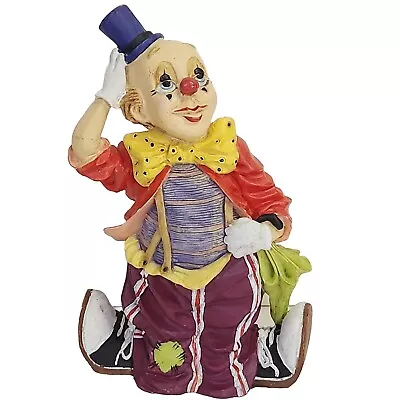 Vintage Ceramic Colorful Clown Figurine • $6