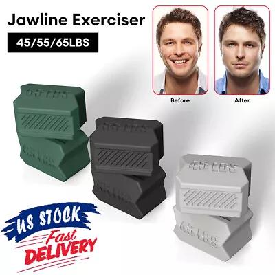 Jawline Exerciser Mouth Exercise Fitness Toner Ball Face Neck Jaw Trainer Toning • $9.39