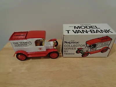 Texaco Oil Company #1 Bank 1913 Model T Nostalgia Series 1986 Version Nib • $110