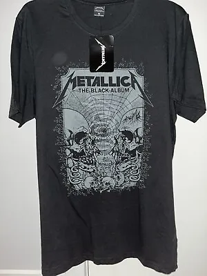 Metallica Metal T-Shirt Black Retro Vintage Rock Bands Size 3XL (XXXL) • $37.50