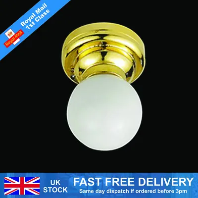 £8.05 • Buy Dolls House Globe Shade Ceiling Light 1/12th Scale (01475)