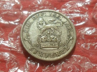 £5 • Buy 1925 George V Sixpence.