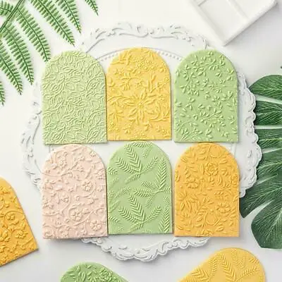 $7.51 • Buy Spring Easter Flower Cookie Embossed Mold Cake Decorating Fondant Acrylic