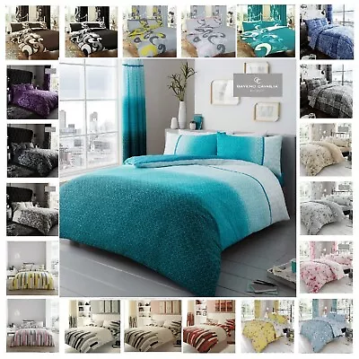 Reversible Duvet Quilt Cover Bedding Set Single Double King Size With Pillowcase • £16.99