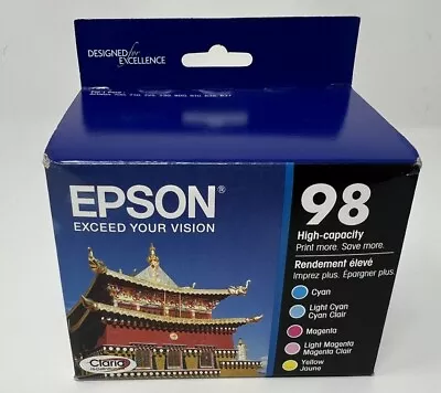 Genuine Epson 98 Five Pack T098920 High Capacity Ink Cartridges Exp 11/2024 • $58