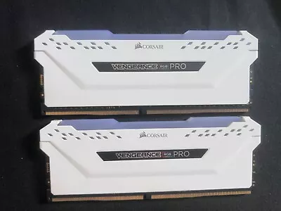 Vengeance RGB PRO 16 GB (2 X 8 GB) DDR4 3200 MHz C16 XMP 2.0 Enthusiast (White) • £40