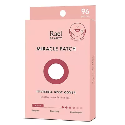 Rael Hydrocolloid Pimple Patches Miracle Patch - Invisible Microcrystal • $11.99