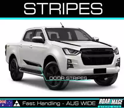 AM Side Door Stripes Fit 2021-2022 Isuzu Dmax D-max  Decals Stickers Kit 4x4 4wd • $69