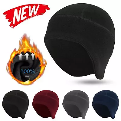 Warm Mens Knitted Beanie Hat With Earflaps Russian Outdoor Ski Skull Cap Winter • $14.95