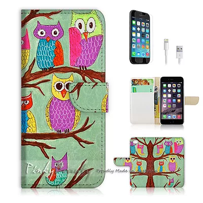 ( For IPhone 6 Plus / IPhone 6S Plus ) Case Cover Cute Cartoon Owl P0131 • $12.99