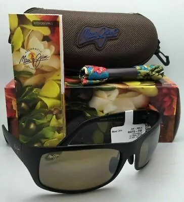 MAUI JIM Polarized Sunglasses HELEAKALA MJ H 419-2M BLACK Frames W/Bronze Lenses • $329.99